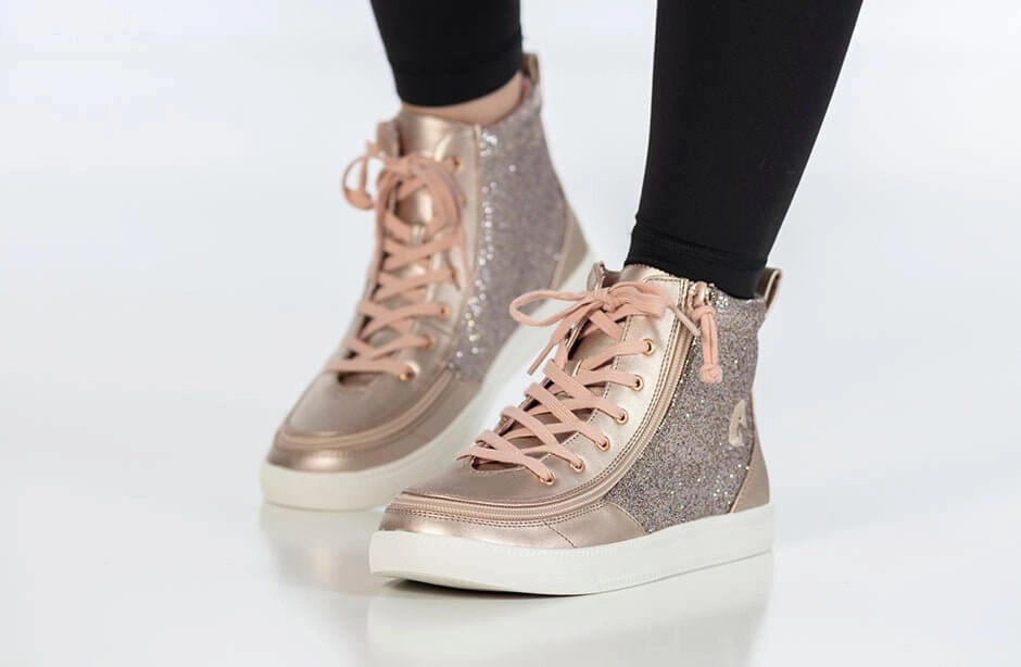 Rose Gold V2 Unicorn BILLY Classic Lace Highs - 22100-680