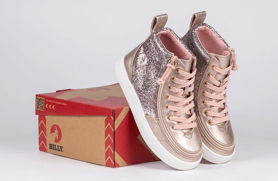 Rose Gold V2 Unicorn BILLY Classic Lace Highs - 22100-680