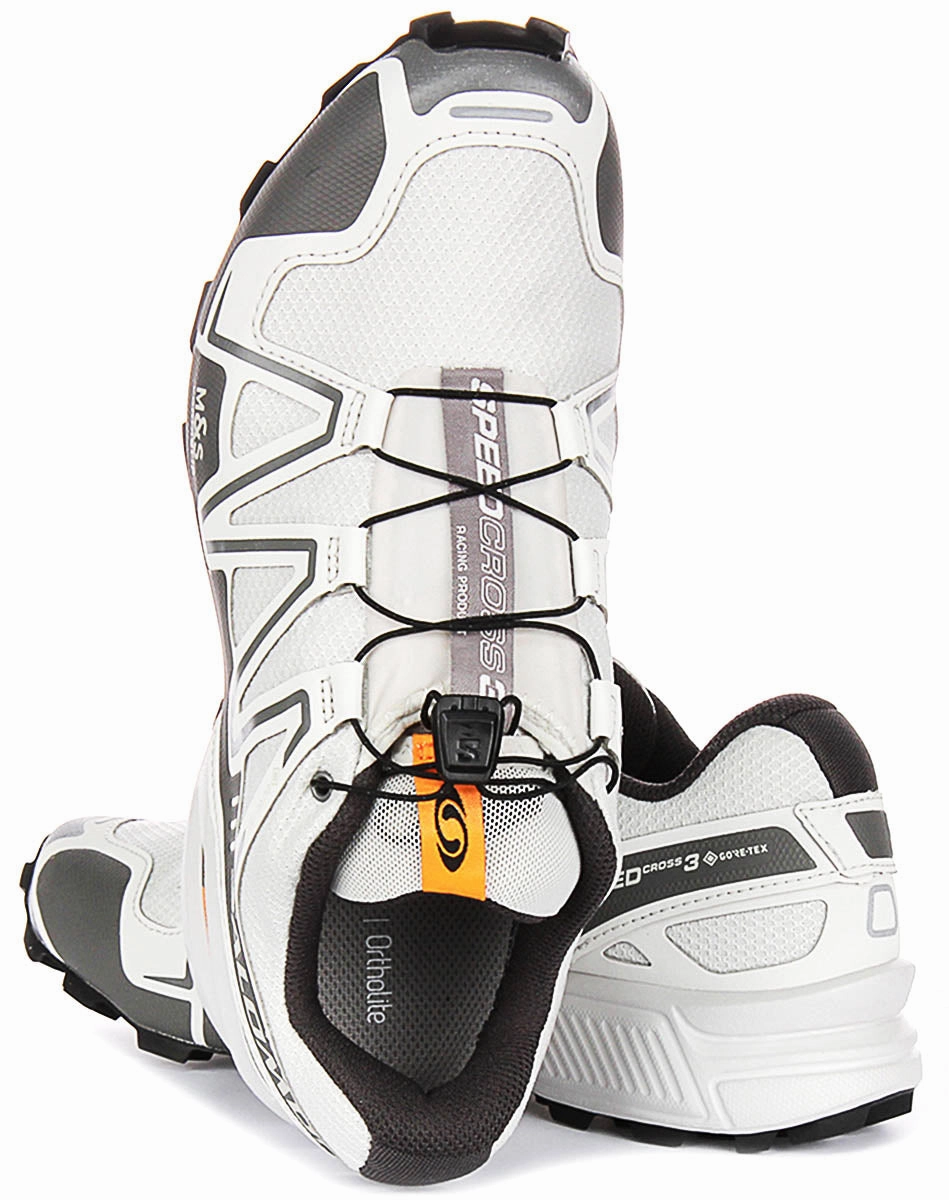 Salomon Speedcross 3 Gortex In White Grey