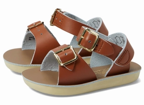 Salt Water Surfer Tan Hook & Loop Size 4 Infant/Toddler