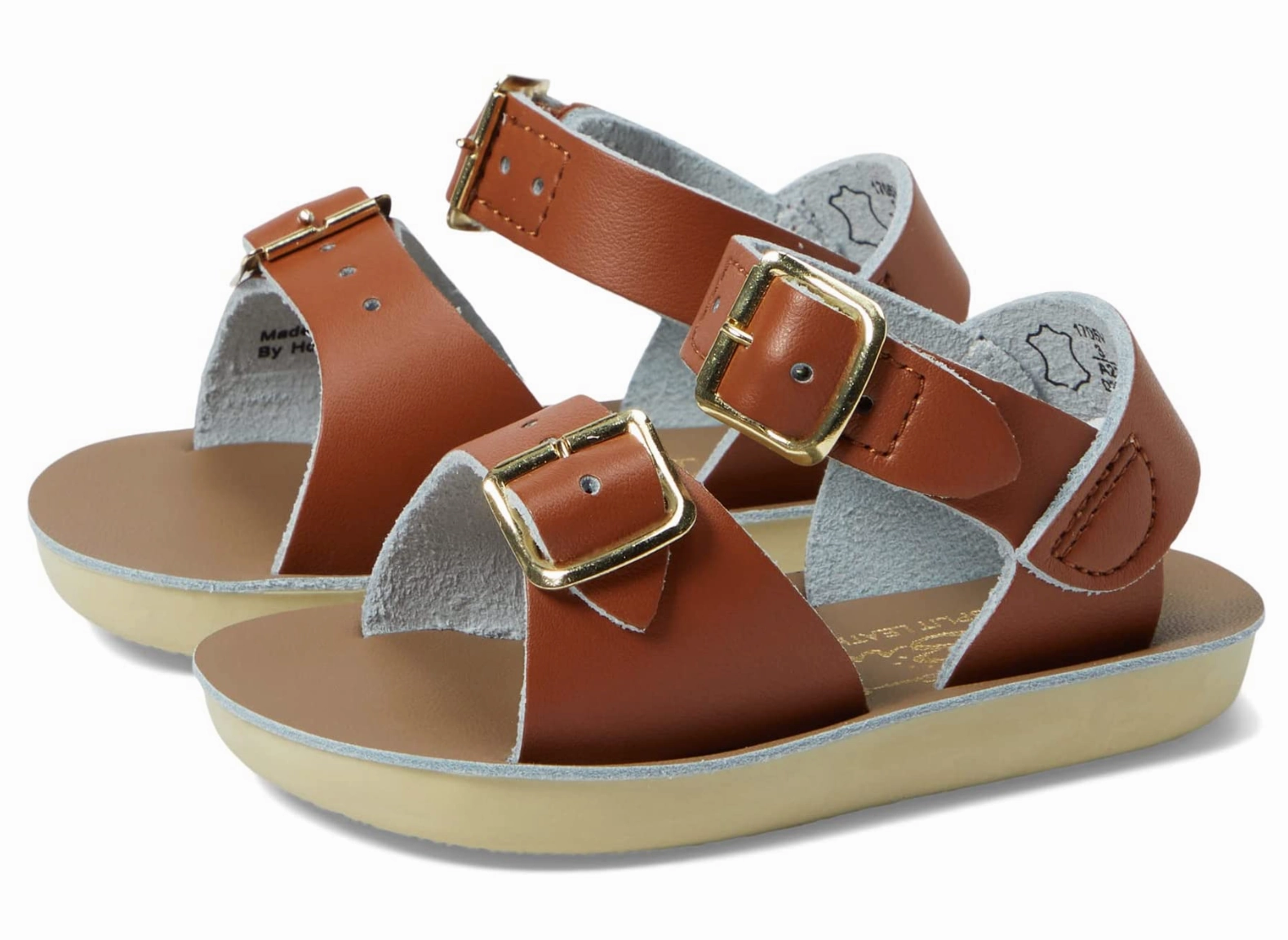 Salt Water Surfer Tan Hook & Loop Size 4 Infant/Toddler