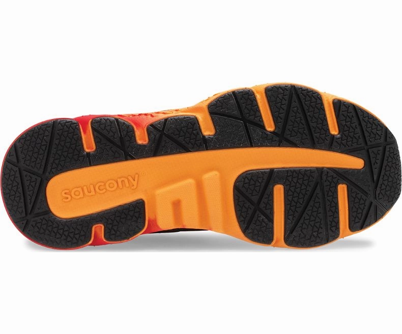 Saucony Black Multi Wind A/C Childrens Sneaker