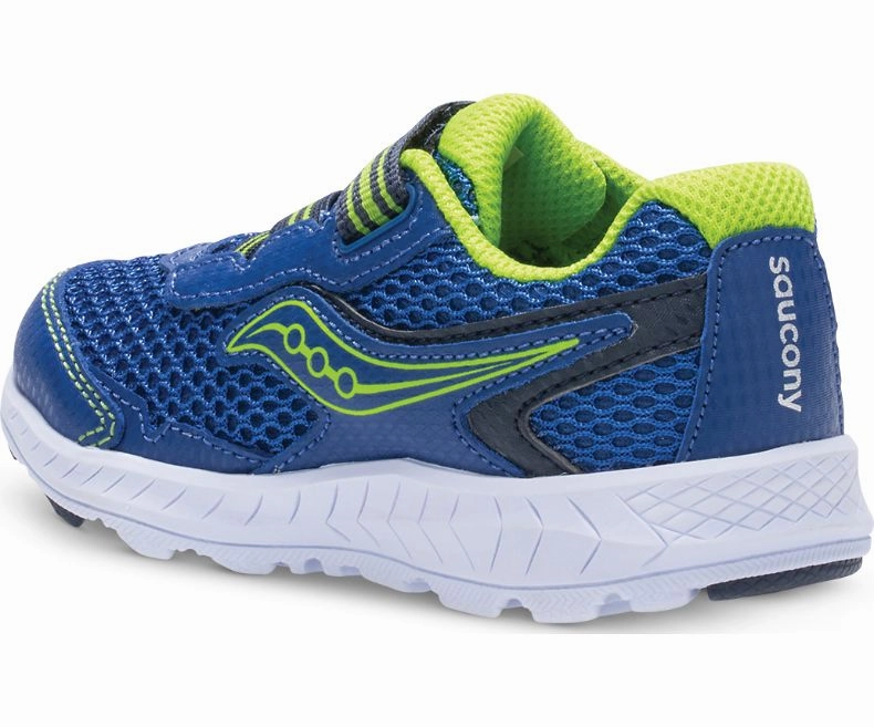 Saucony Blue/Navy Ride 10 Medium Width A/C Toddler Sneaker