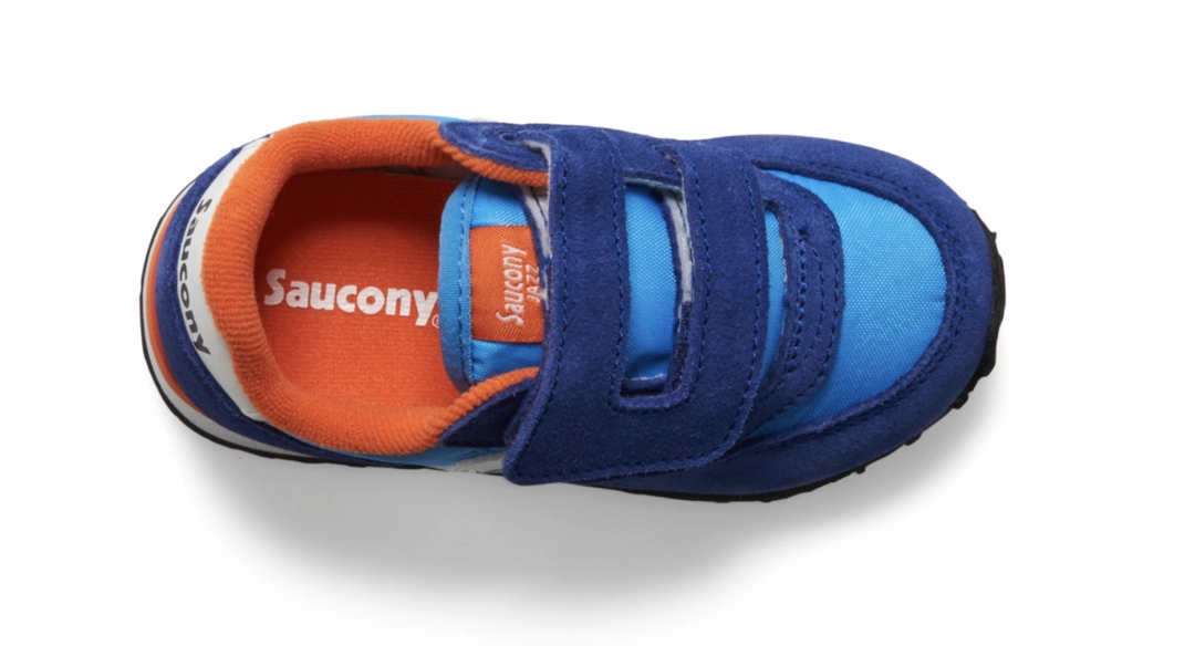 Saucony Jazz Hook & Loop Blue/Orange Size 5M Toddler