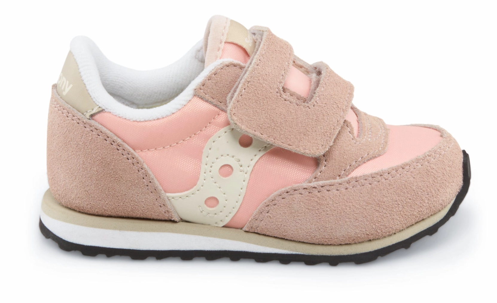 Saucony Jazz Hook & Loop Sneaker Grey/blush/cream