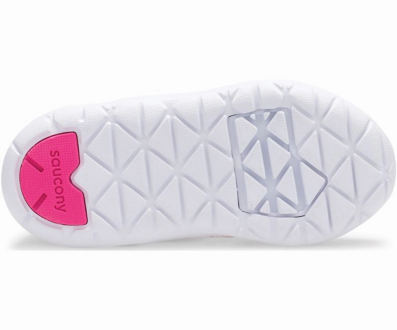 Saucony Pink/White Jazz Riff Baby/Toddler Sneaker