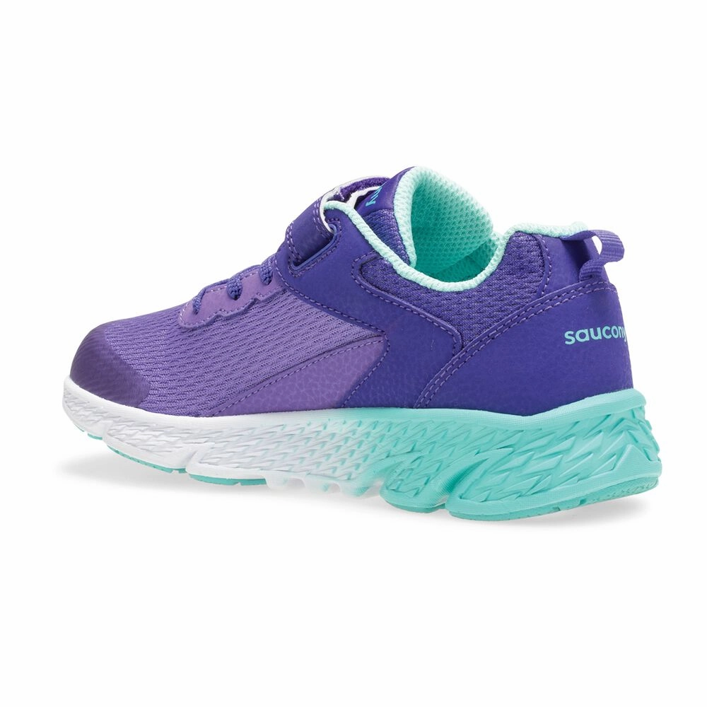 Saucony Purple Wind A/C Childrens Sneaker