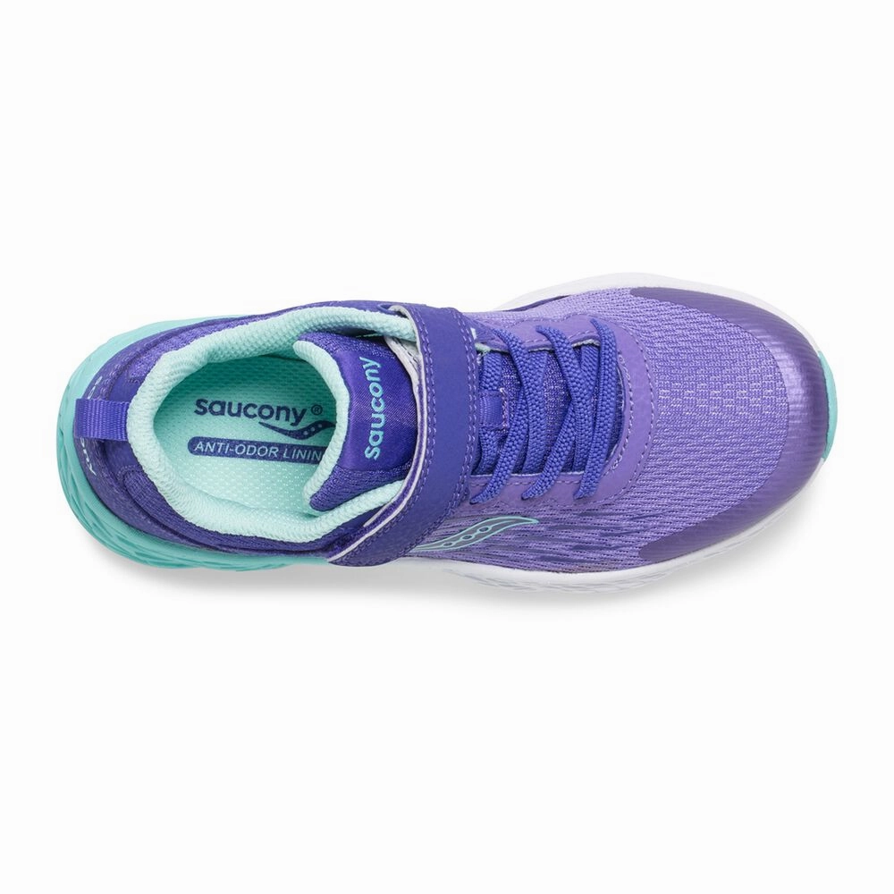Saucony Purple Wind A/C Childrens Sneaker