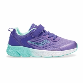 Saucony Purple Wind A/C Childrens Sneaker