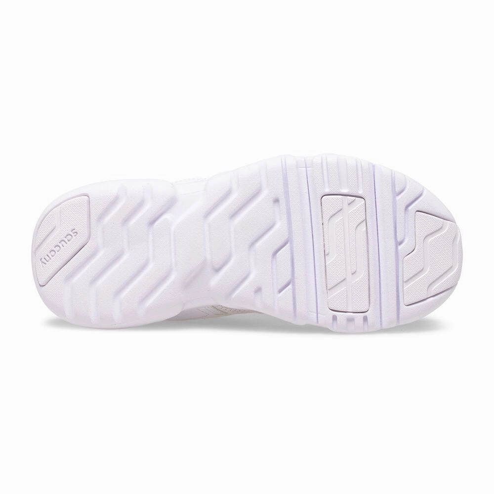 Saucony White Vertex Childrens/Youth Lace Sneaker