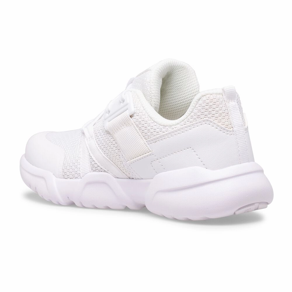 Saucony White Vertex Childrens/Youth Lace Sneaker