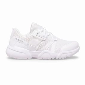 Saucony White Vertex Childrens/Youth Lace Sneaker