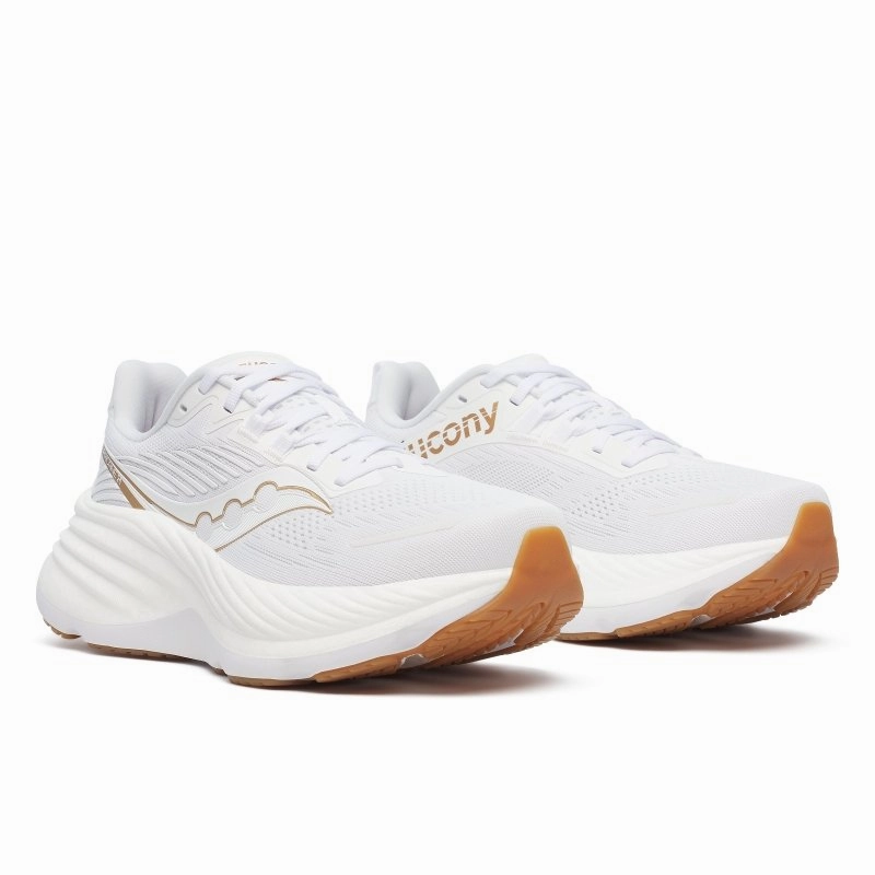 Saucony Women's Hurricane 24 - White/Gold