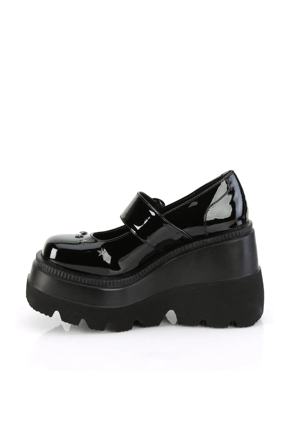 SHAKER-23 Black Patent Mary Jane