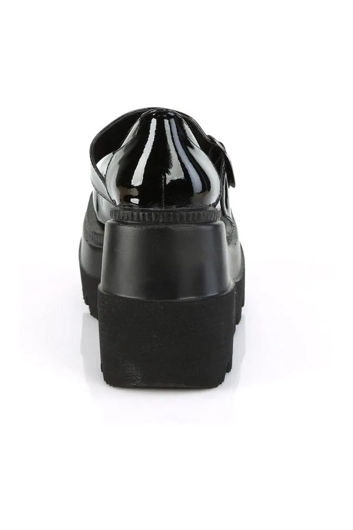 SHAKER-23 Black Patent Mary Jane