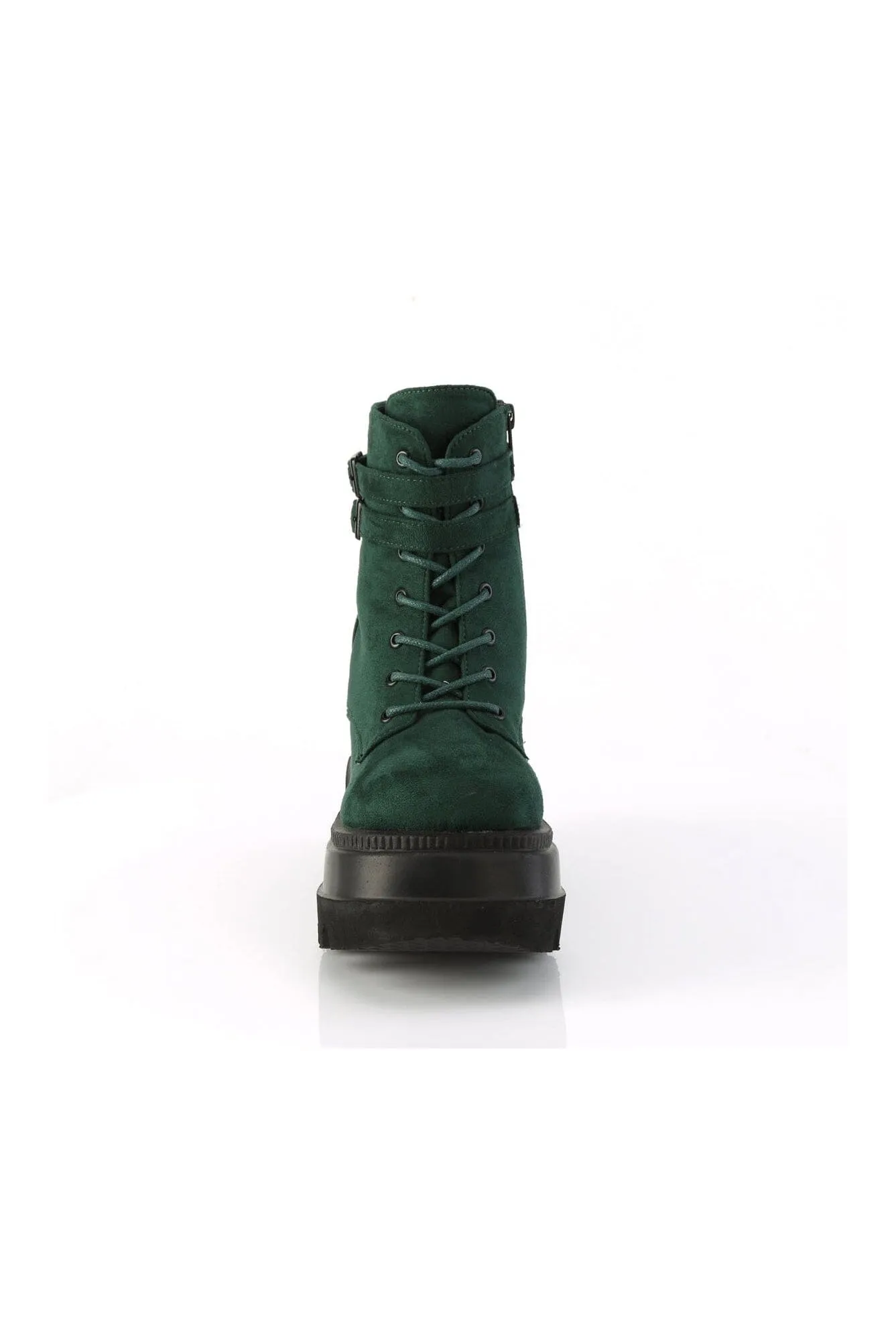 SHAKER-52 Green Vegan Suede Ankle Boot