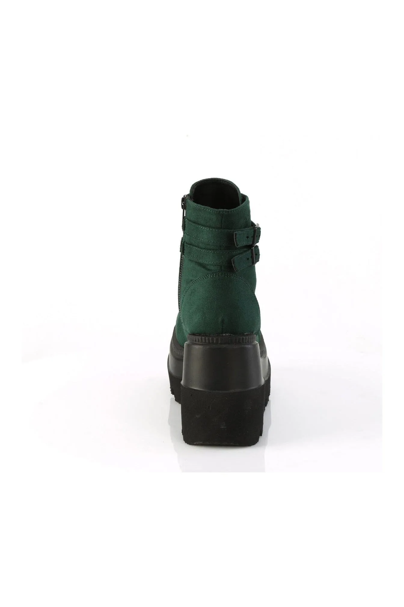 SHAKER-52 Green Vegan Suede Ankle Boot