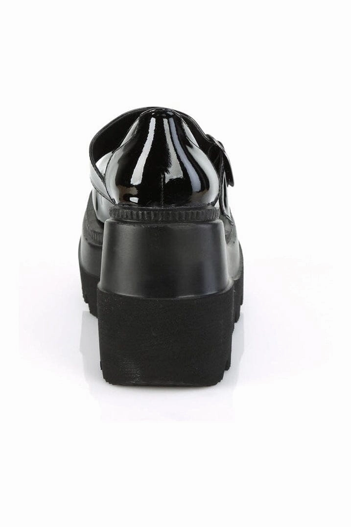 SHAKER-23 Black Patent Mary Jane