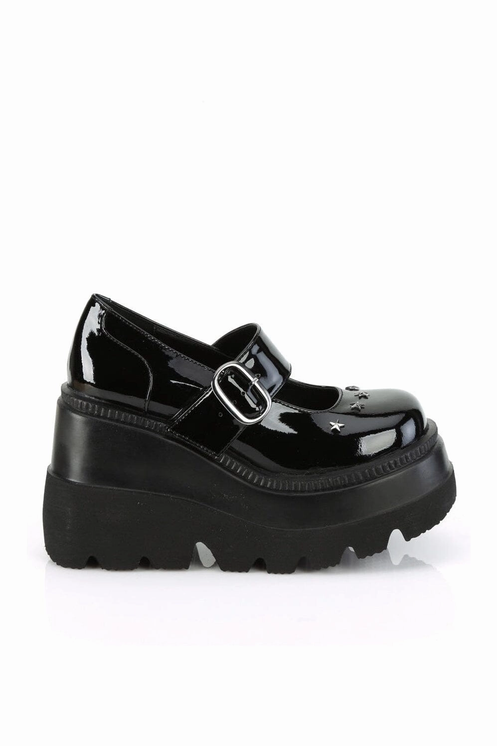 SHAKER-23 Black Patent Mary Jane