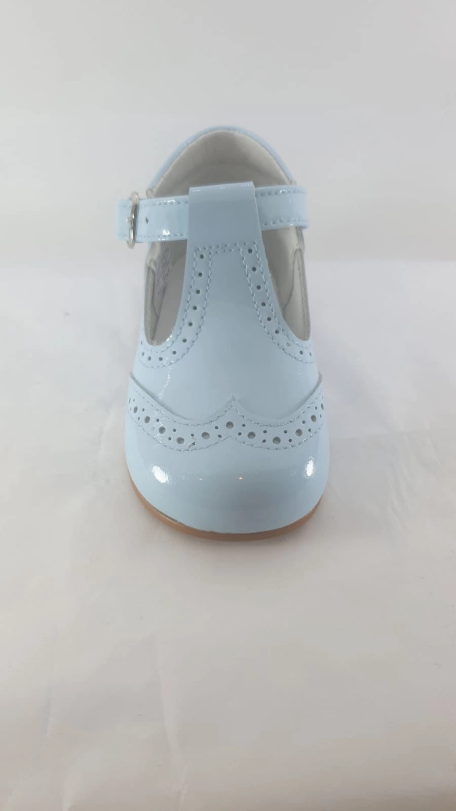 Shawn & Jeffery Baby Blue Patent  Hightop T-Strap