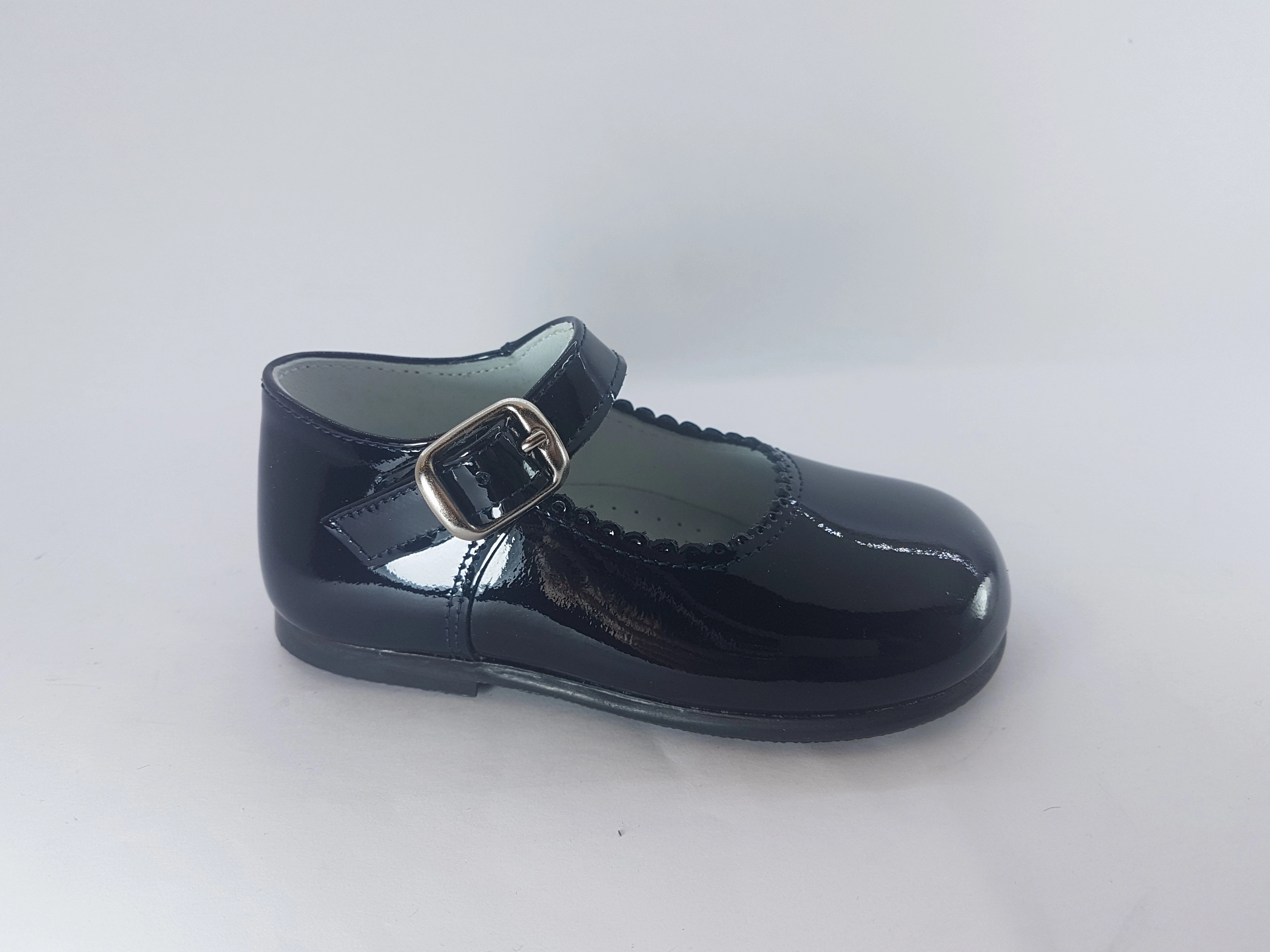 Shawn & Jeffery Baby Navy Patent Leather Mary Jane