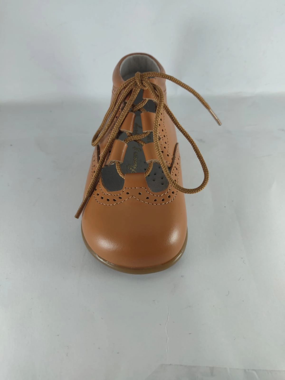Shawn & Jeffery Baby Tan Leather Bootie