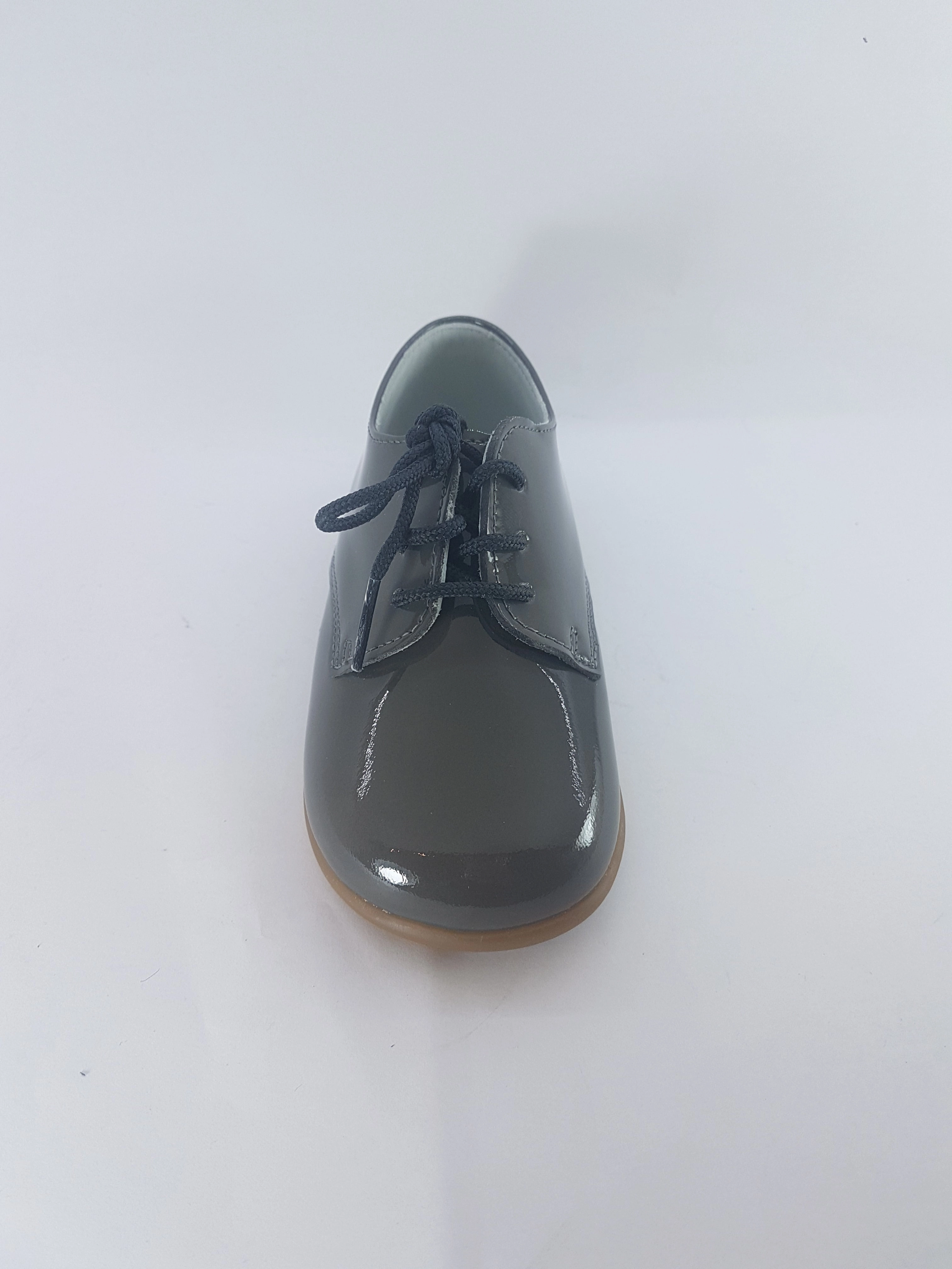 Shawn & Jeffery Grey Pizzara Patent Dress Shoe