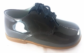 Shawn & Jeffery Grey Pizzara Patent Dress Shoe