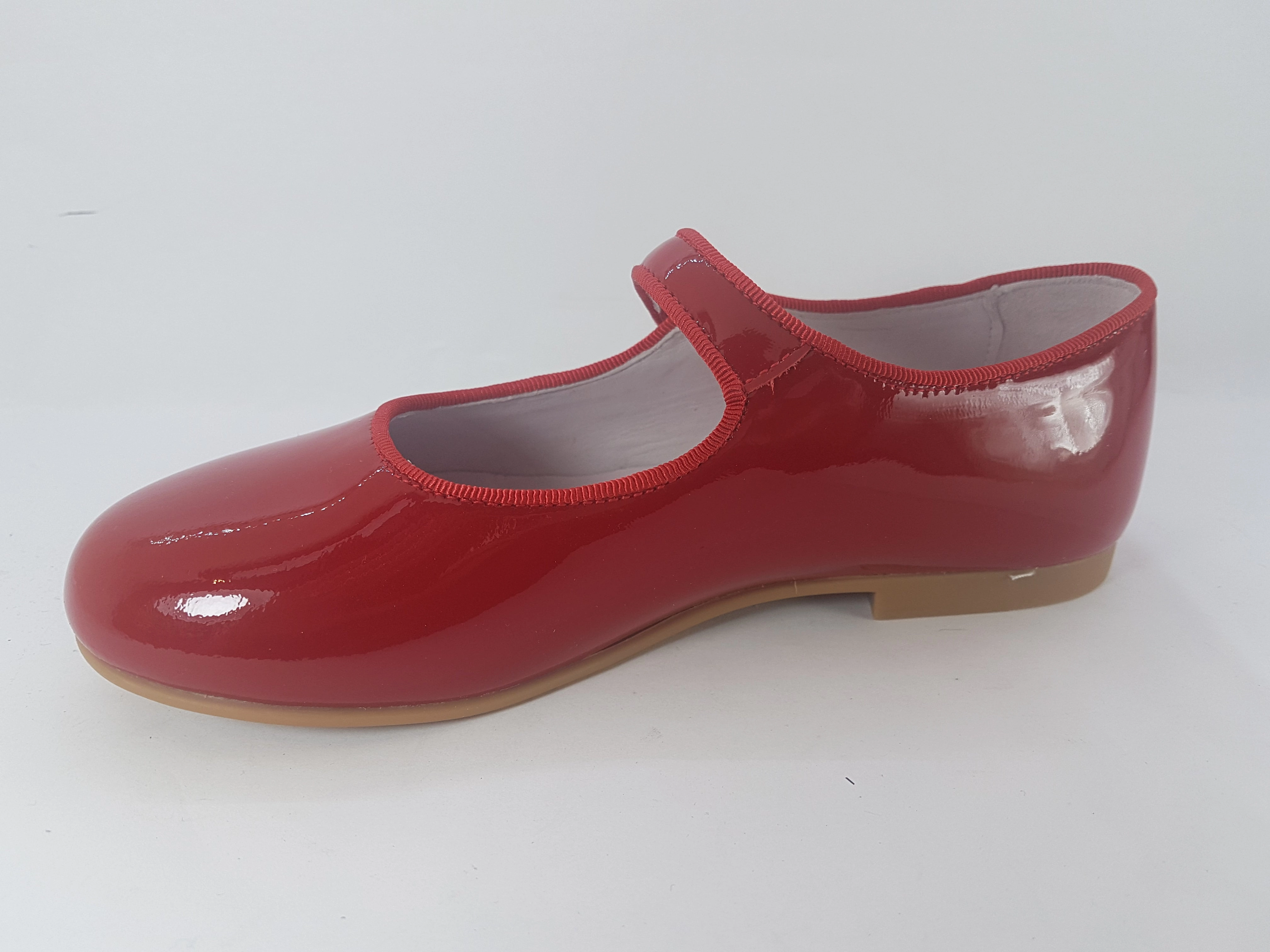 Shawn & Jeffery Red Patent Girls Mary Jane