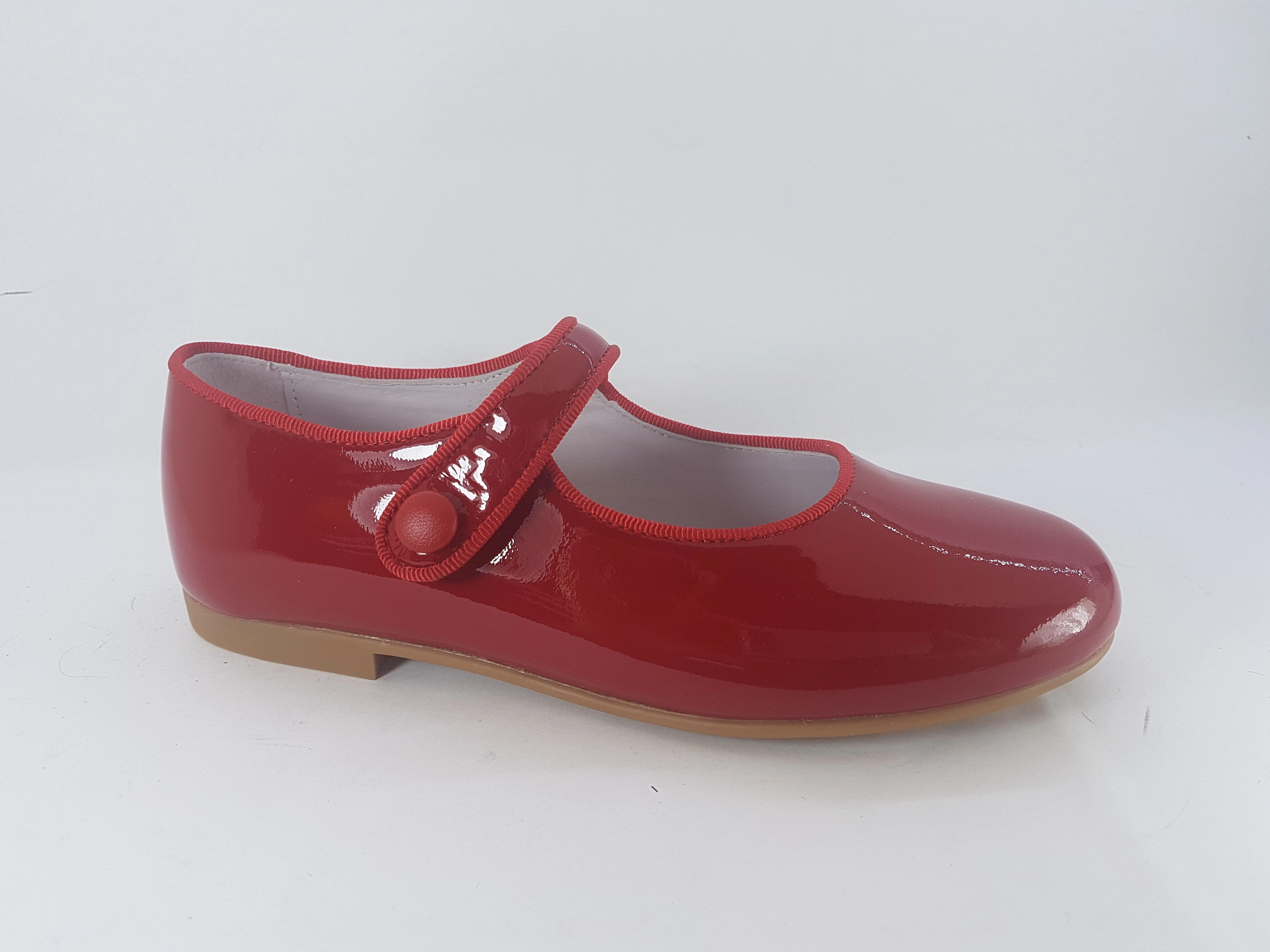 Shawn & Jeffery Red Patent Girls Mary Jane