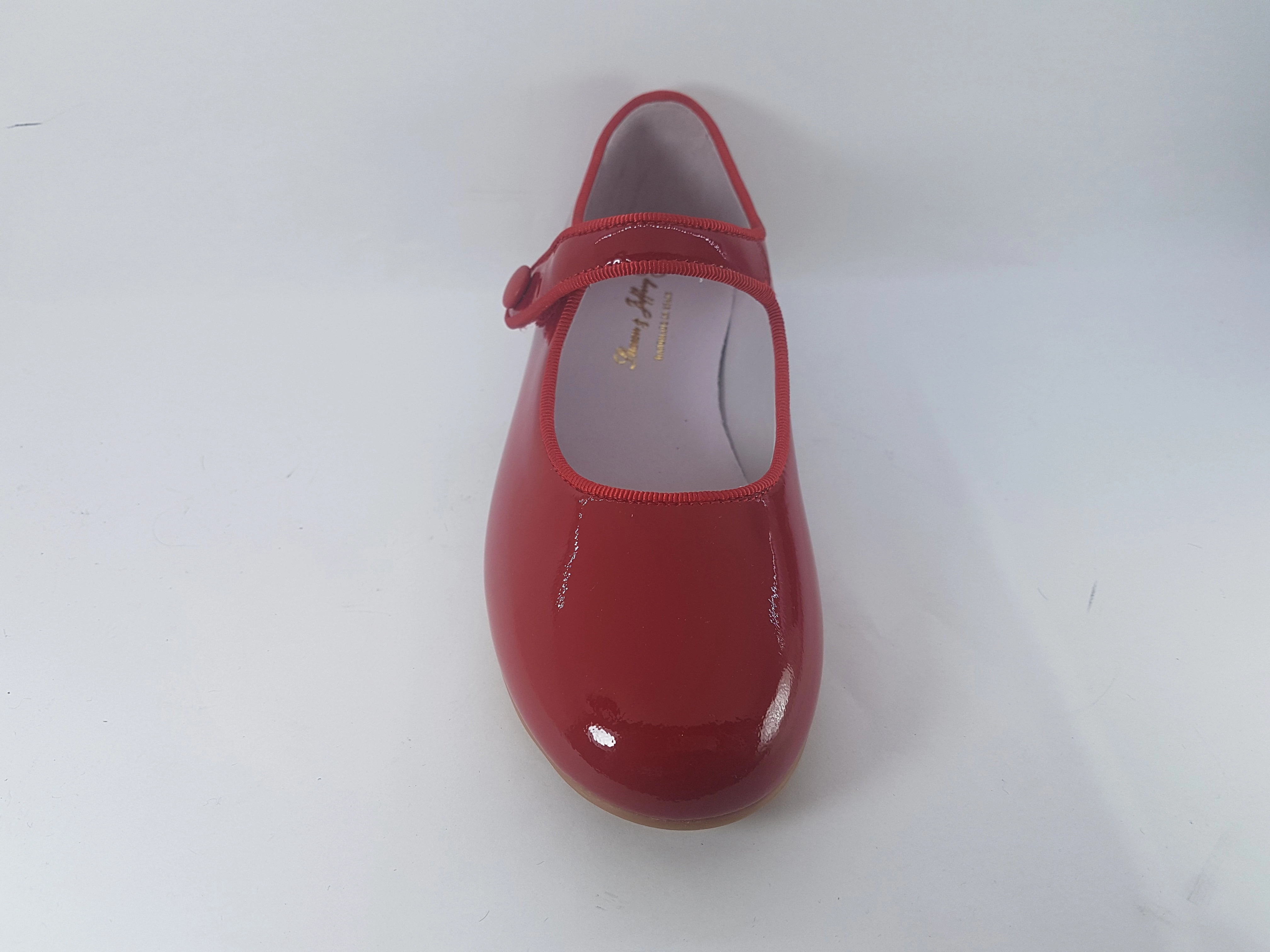 Shawn & Jeffery Red Patent Girls Mary Jane