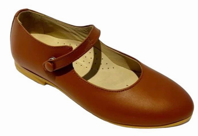 Shawn & Jeffery Roble Tan Leather Mary Jane