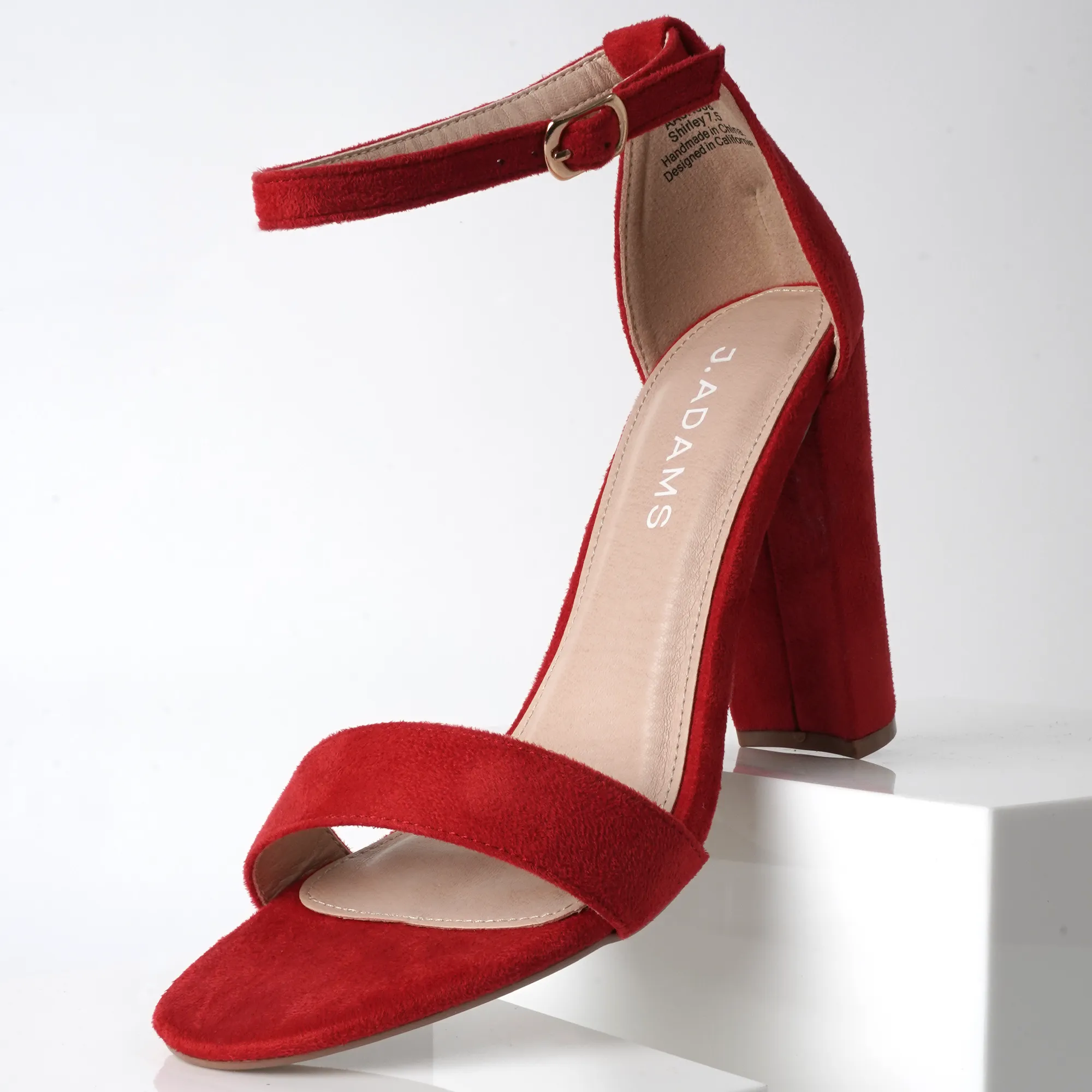 Shirley | Red Suede