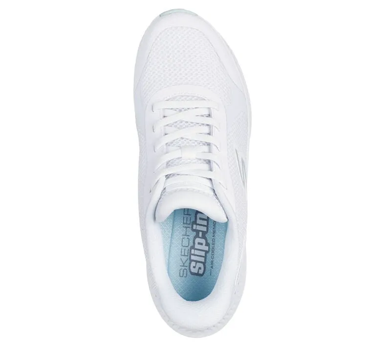 Skechers Women's Slip-ins GO RUN Consistent 2.0 Captiva - White/Light Blue