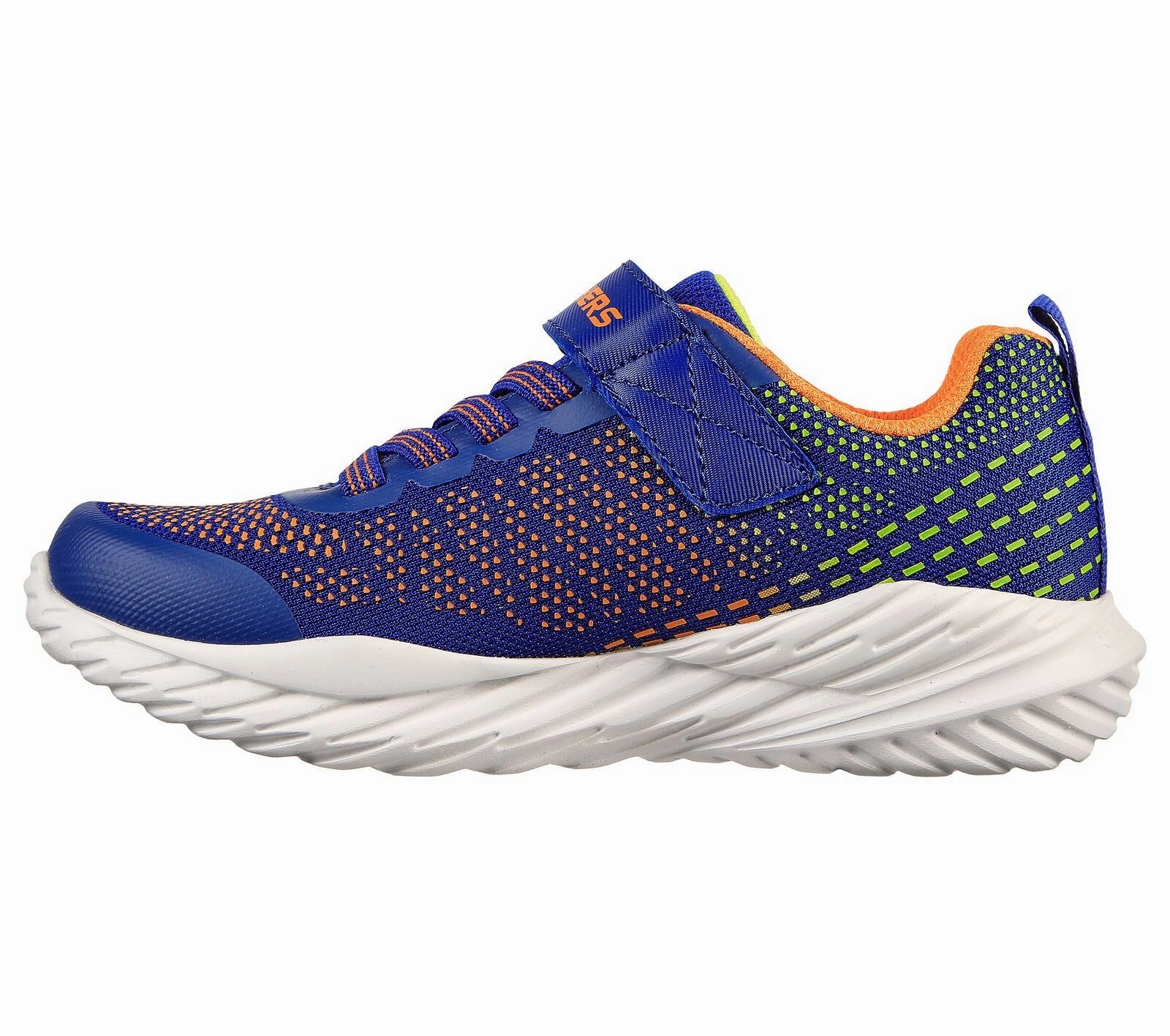 Skechers Blue/Orange Nitro Sprint Karvo Children's Sneaker