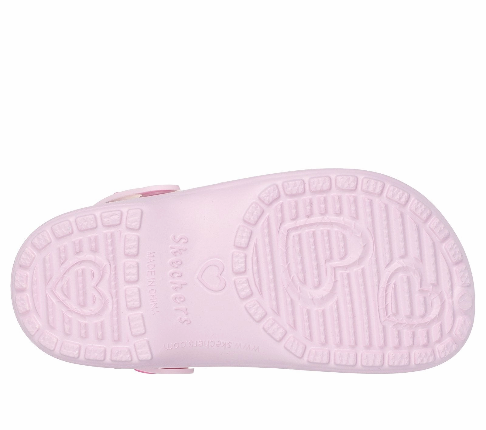 Skechers Light Pink Heart Charmer Foamies Children's Sandal