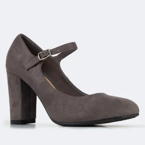 Skippy | Charcoal Suede
