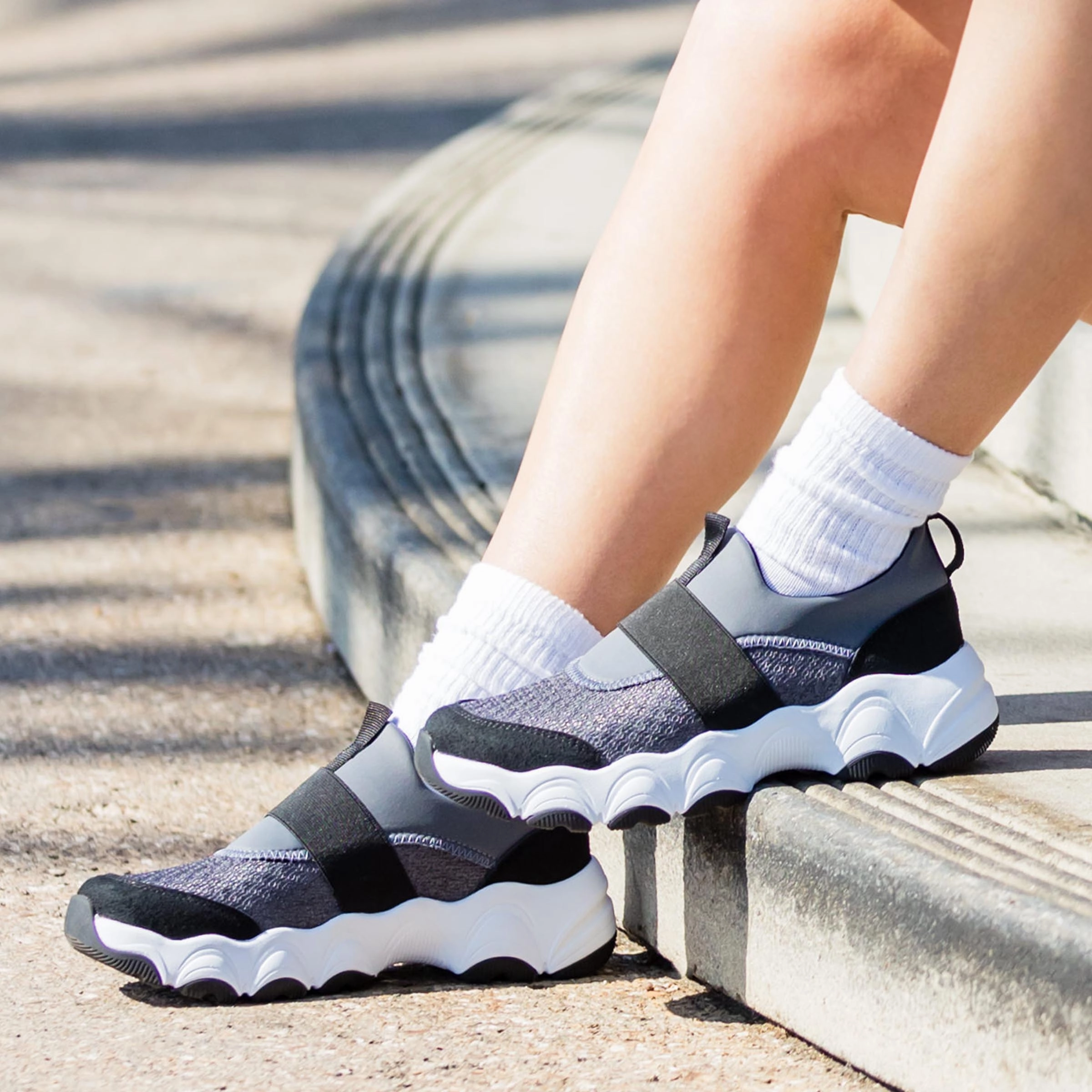 Sleek Joy Slate Grey Shoe