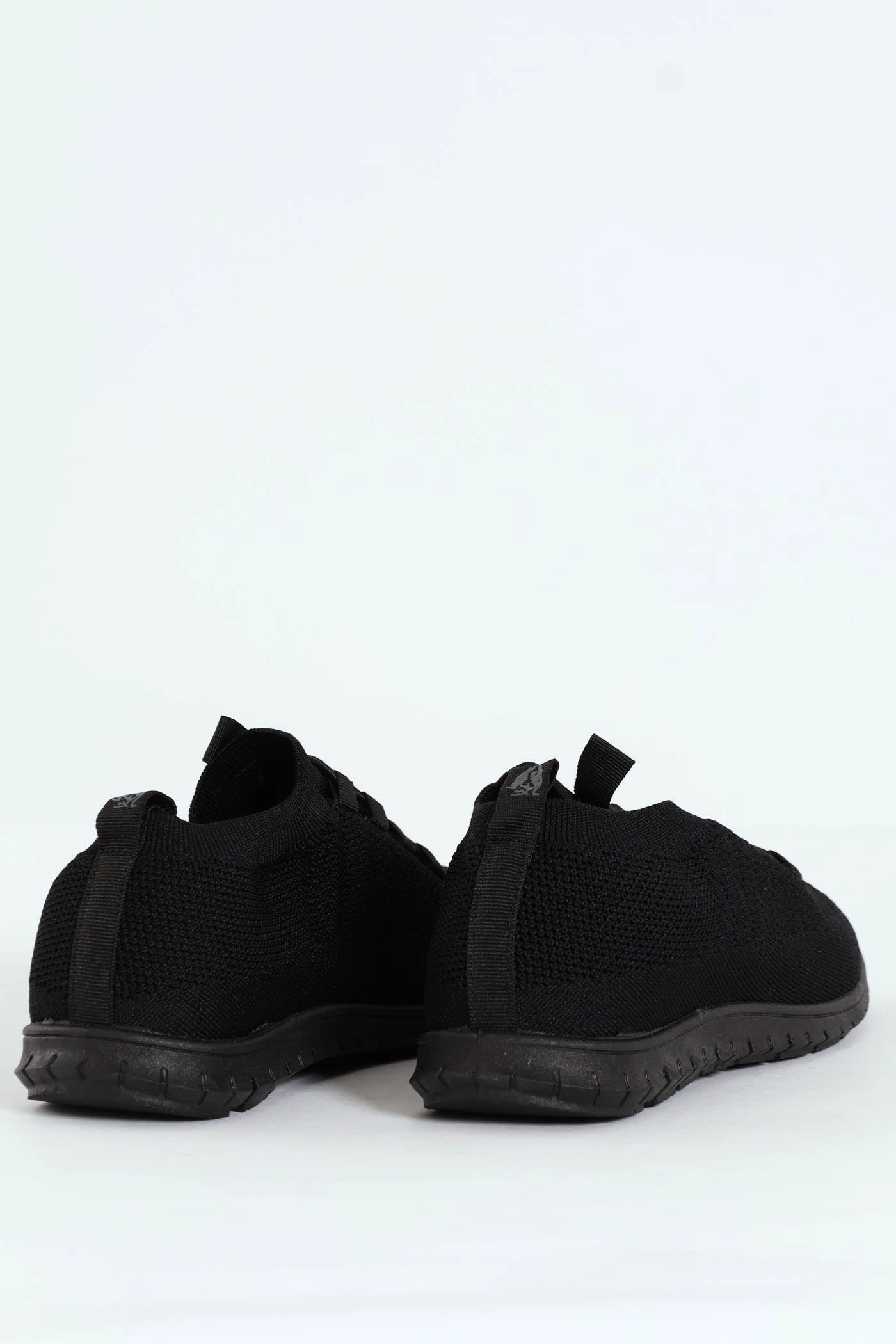 Soft Nansia Knit Lace Up Sneaker - Black