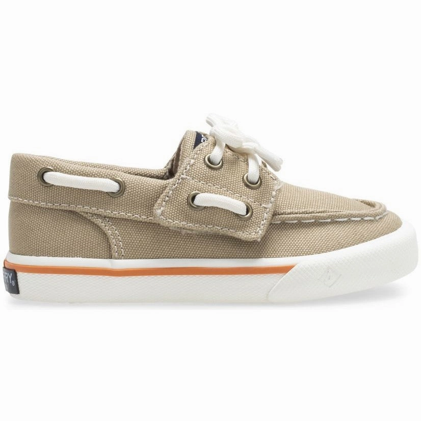 Sperry Khaki Bahama Jr. Children's Sneaker