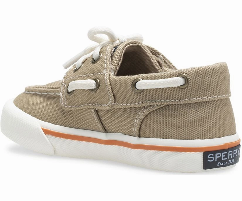Sperry Khaki Bahama Jr. Children's Sneaker