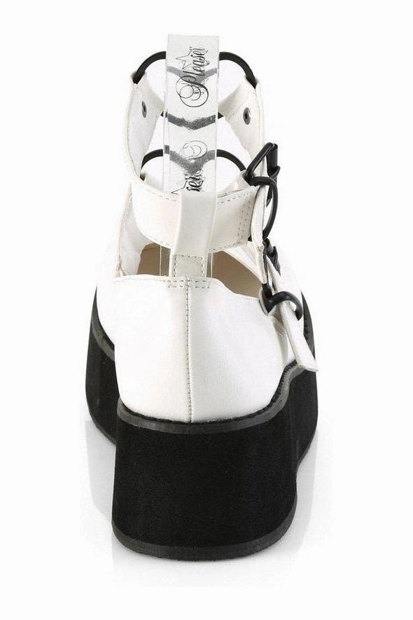SPRITE-02 Mary Jane | White Faux Leather