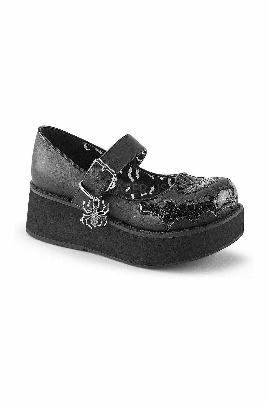 SPRITE-05 Demonia Mary Jane | Black Patent