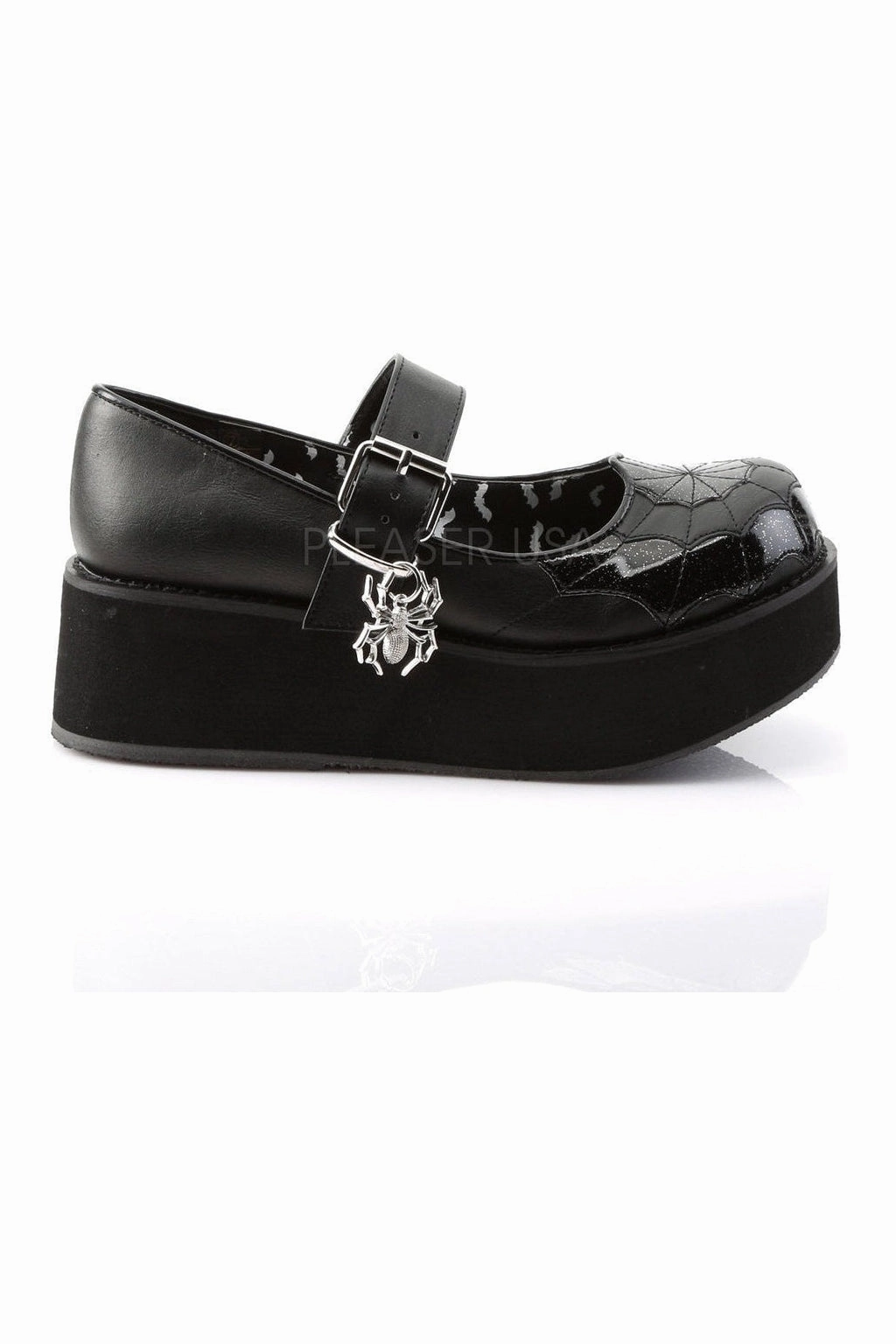 SPRITE-05 Demonia Mary Jane | Black Patent