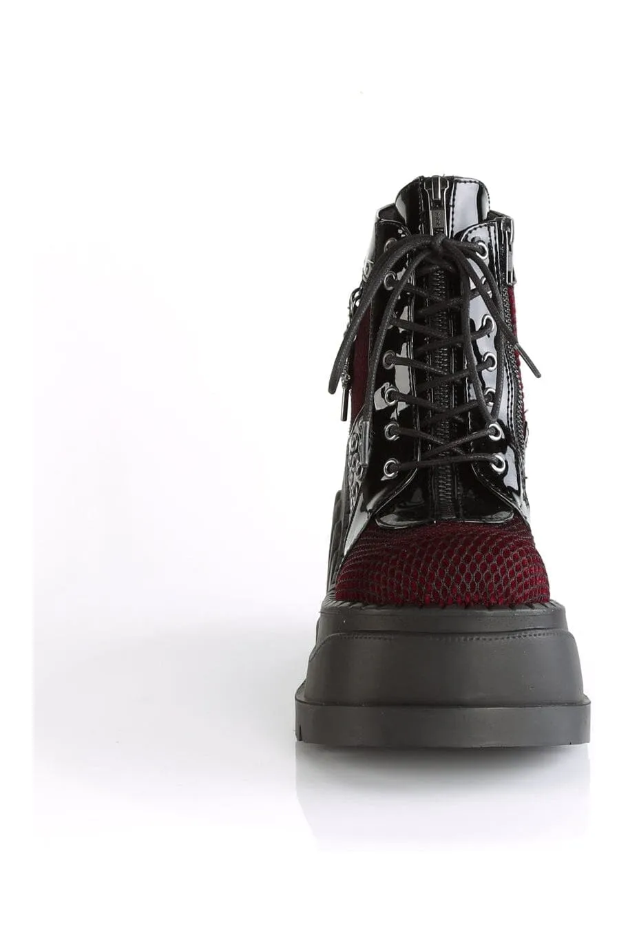 STOMP-18 Black Patent Cyber Shoe