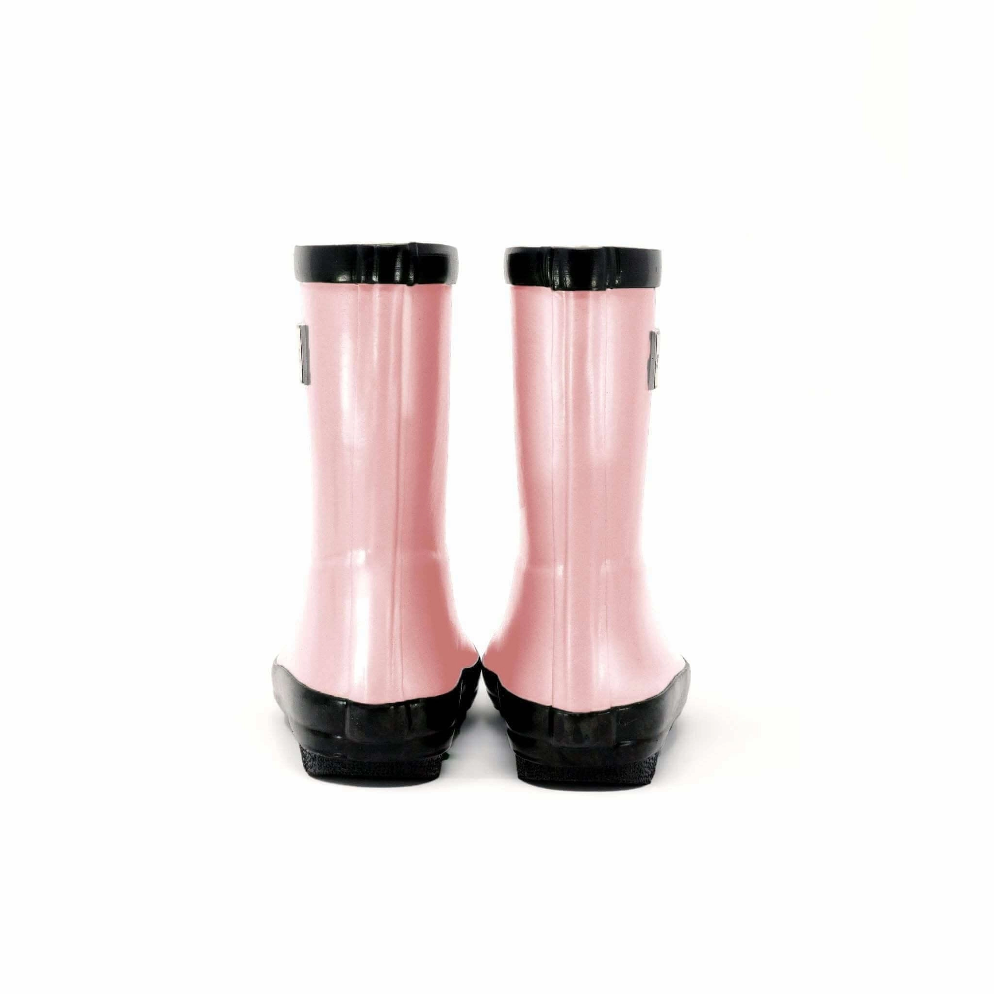 Stonz Kids Girls Toddler Rain Boots Metallic Haze Pink