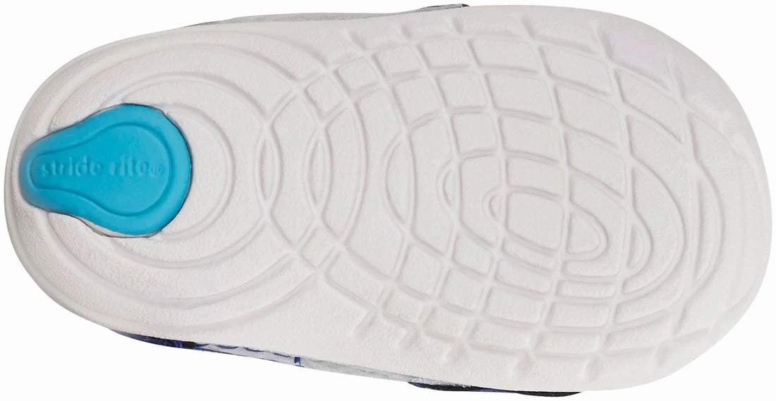 Stride Rite Blue Kylin Soft Motion Baby Sneaker