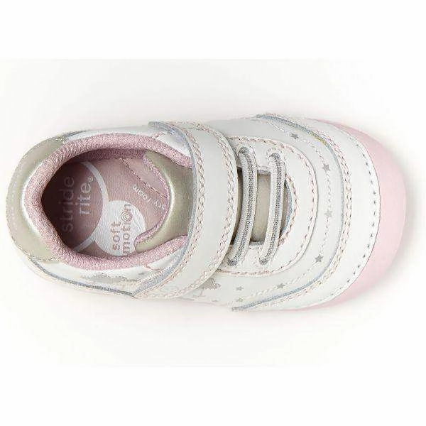 Stride Rite Girls Adalyn Sneaker Baby Toddler Leather First Walker Shoes