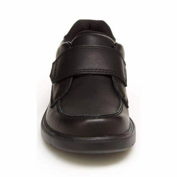 Stride Rite Laurence Boys Leather Black Uniform Shoes