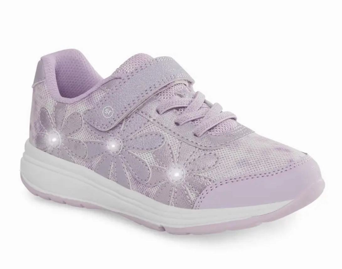 Stride Rite Light Up Glimmer Sneaker Lavender
